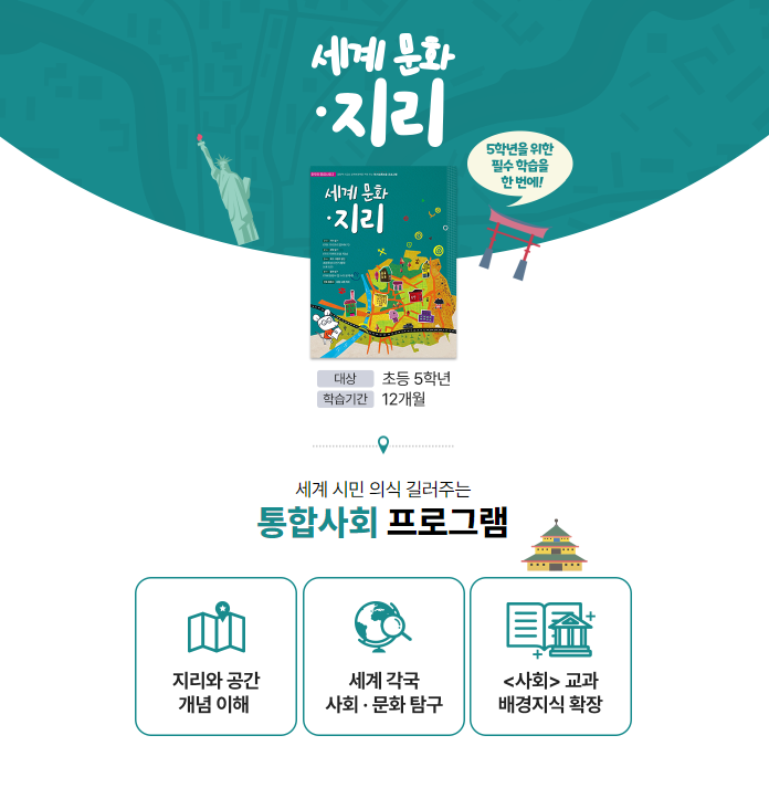  [여수동 센트럴타운 홈클럽]초등5학년 세계문화.지리_프로그램 안내(심화)
