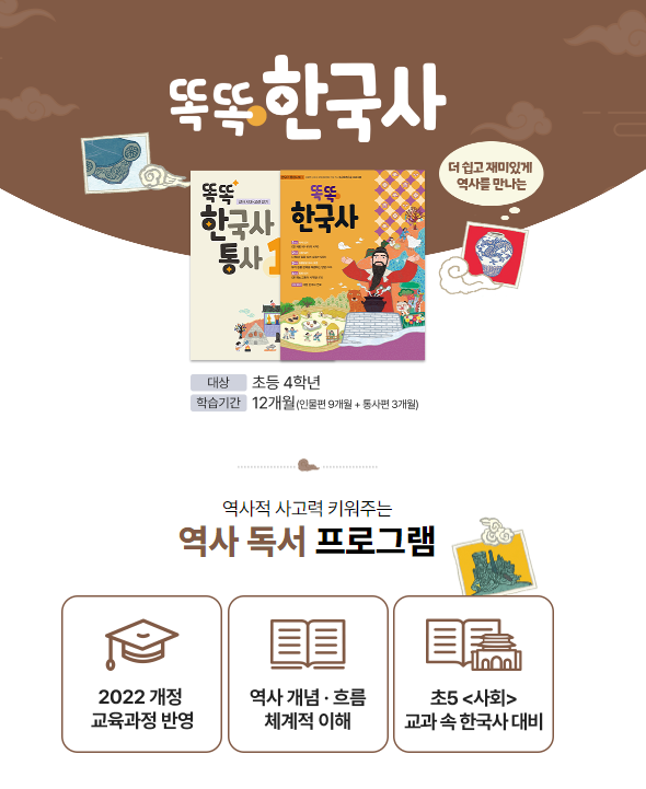  [여수동 센트럴타운 홈클럽]초등4학년 한국사_프로그램 안내(심화)
