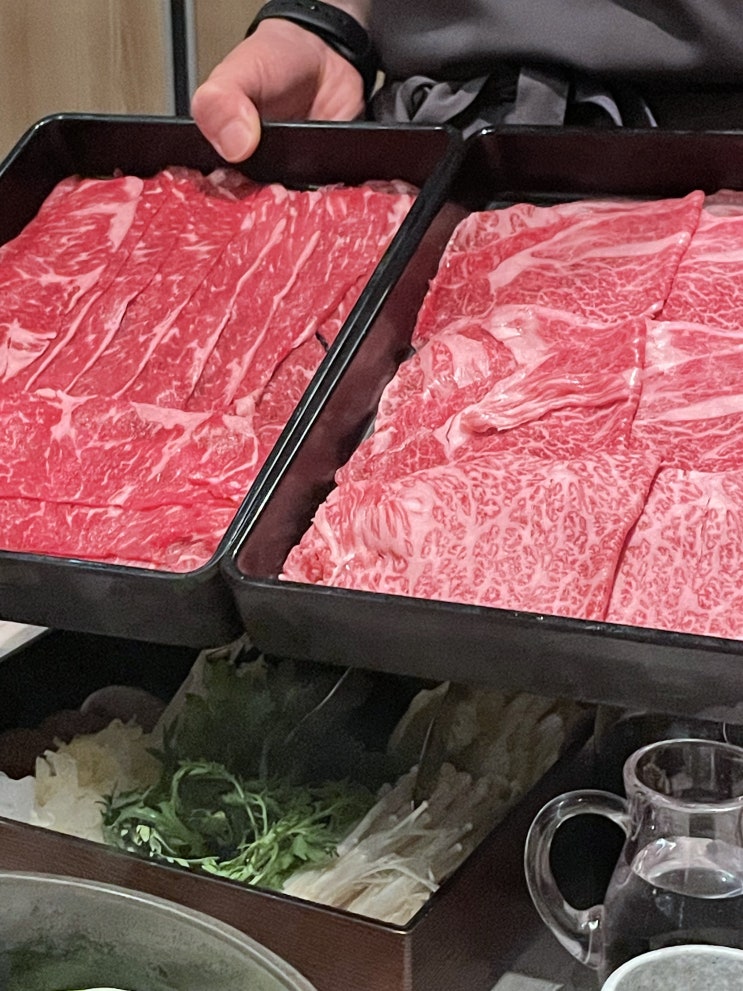  흑백요리사맛집 네기스키야키 압구정 내돈내산 디너코스 후기
