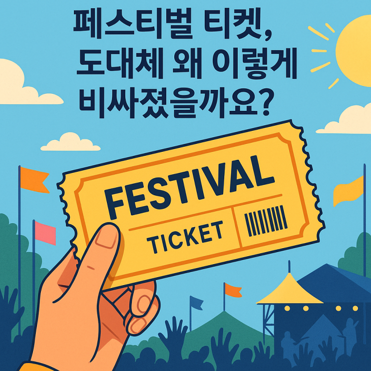  2025년 페스티벌, 이 가격이면 가야 할까? 티켓값 분석!