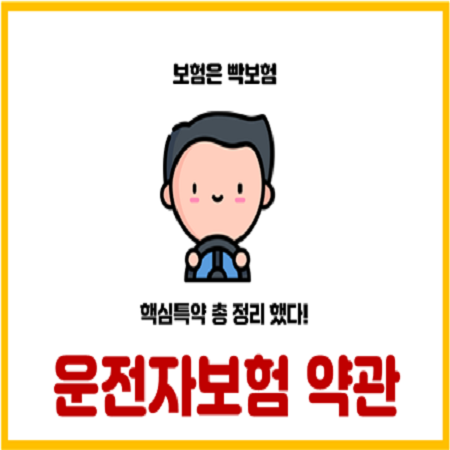  운전자보험 필수 특약과 약관내용 핵심은?