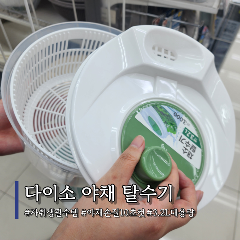 "자취생 필수템" 다이소 야채 탈수기, 이래서 다들 사는구나