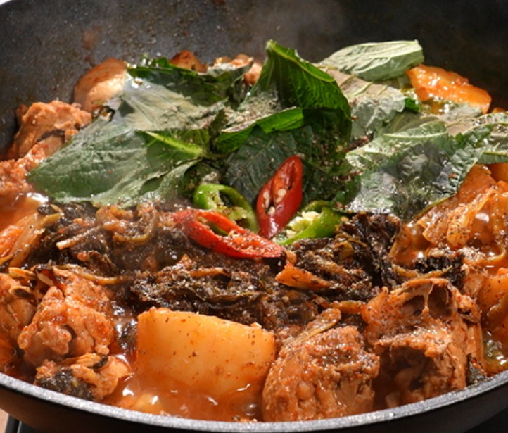  장신영 시래기 찜닭 만들기 편스토랑 닭 요리 친정엄마 레시피
