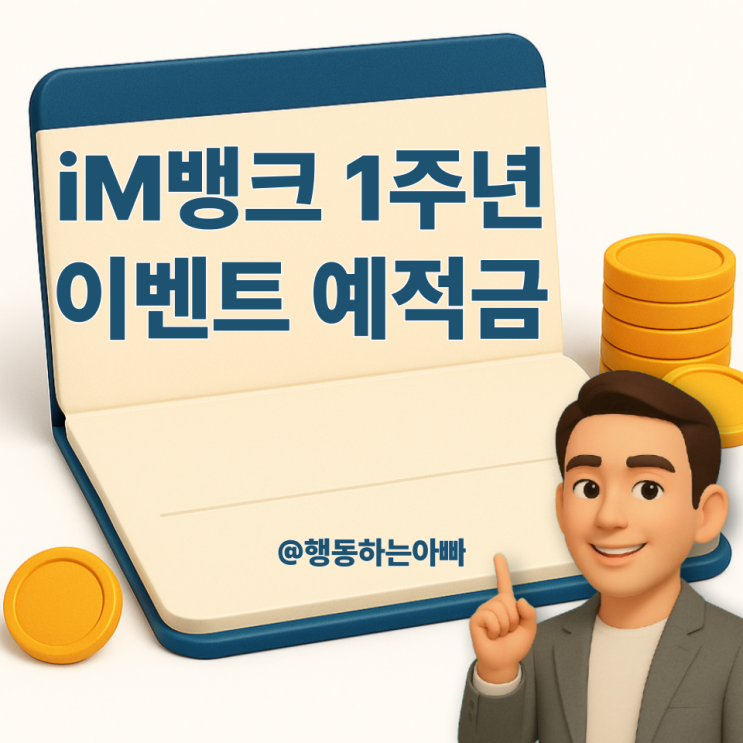  iM뱅크(대구은행) 1주년 기념 이벤트 | 더쿠폰예적금 우대조건 매우 간단 (+시중은행 뜻)