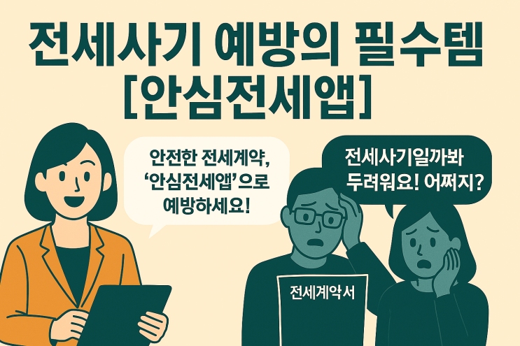  안심전세앱 & HUG안심전세대출 핵심정리