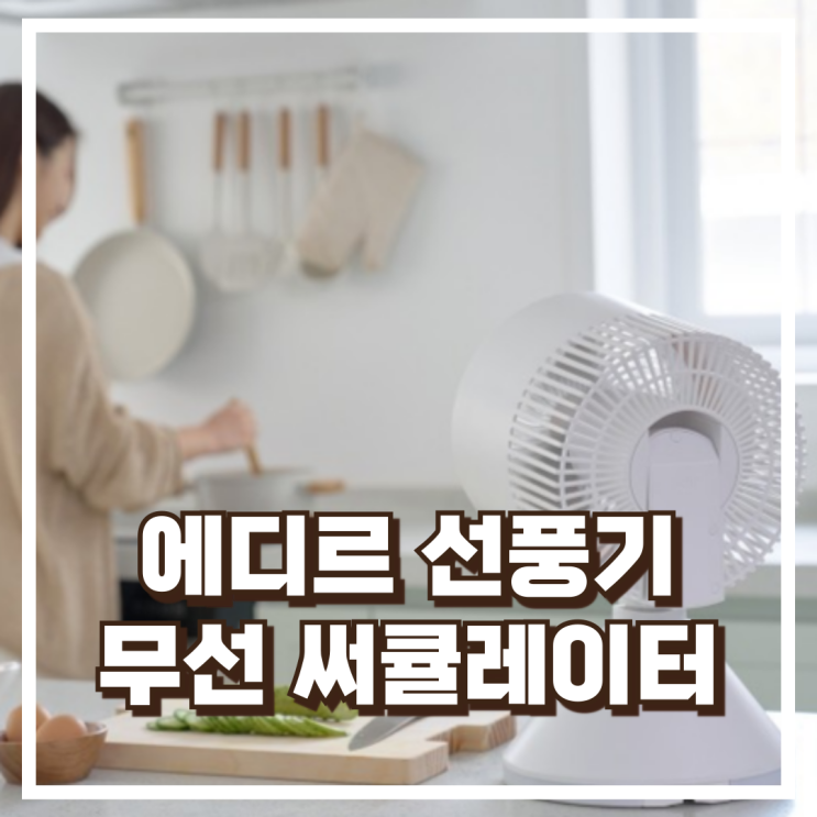  에디르 무선 에어 써큘레이터 BLDC 선풍기 리뷰, 혜택가