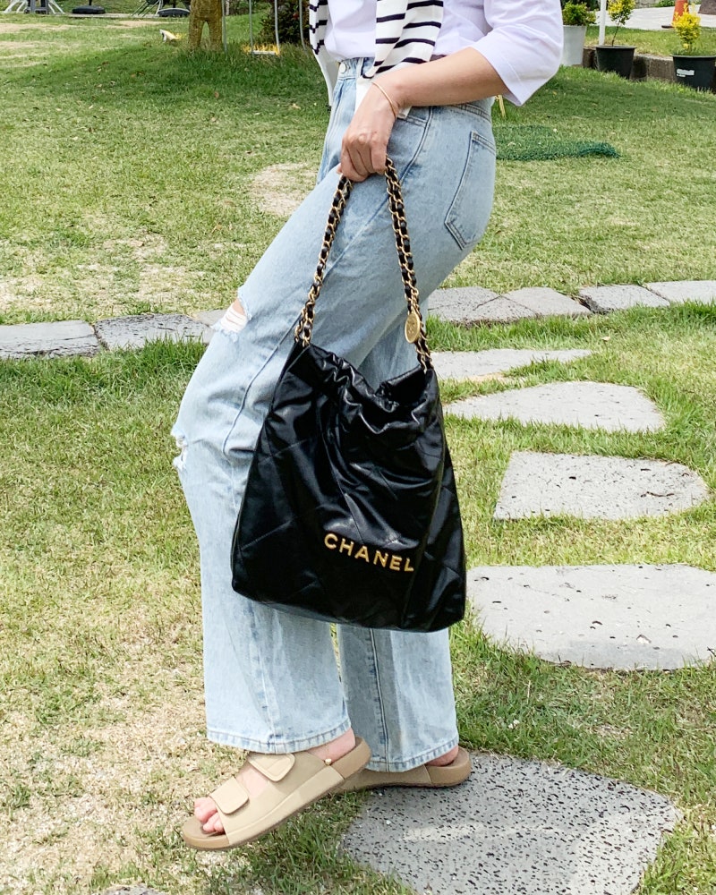 샤넬 22백 스몰 블랙 미니백! 샤넬 가방 가격 정보 (25백 포기