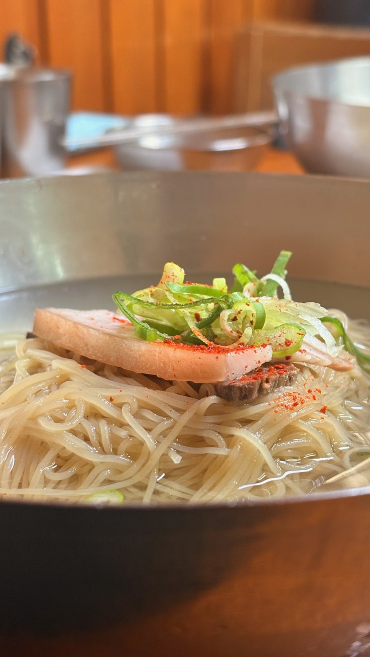  평양냉면 입문자 추천! 충무로 필동면옥 직접 가본 후기