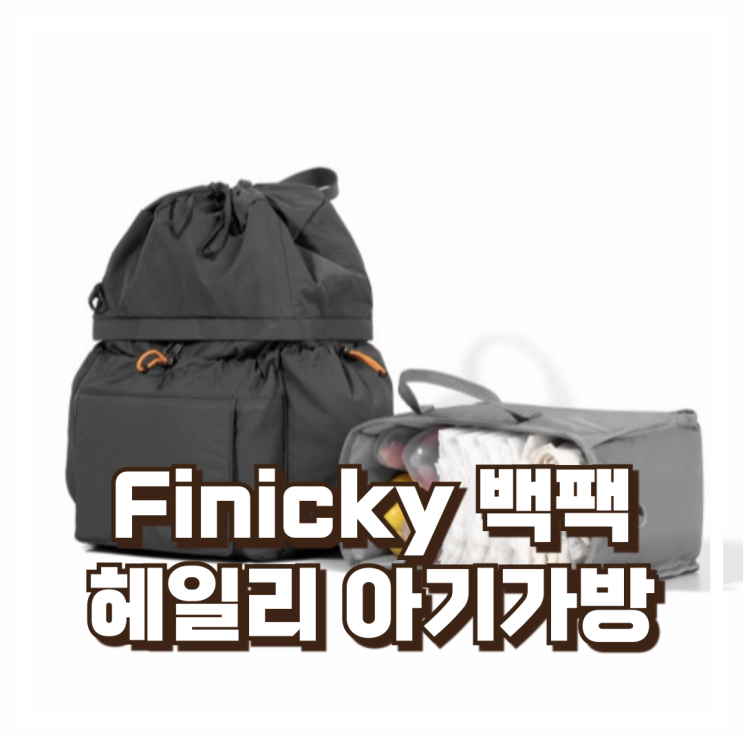  Finicky 백팩, 피닉키 헤일리백 실용성 기저귀가방 리뷰, 혜택가