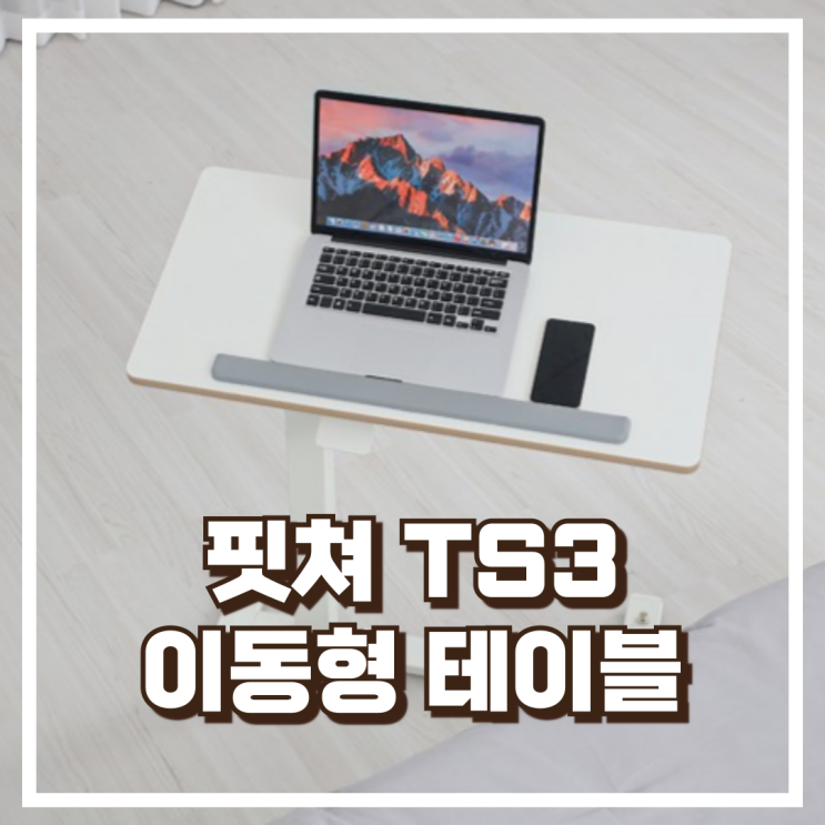  핏쳐 TS3 양방향 각도조절 이동형 사이드 테이블 리뷰, 혜택가