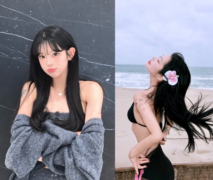  너무 말라 걱정되는데 학생들 사이에서는 인기라는 여배우 딸의 걸리시룩