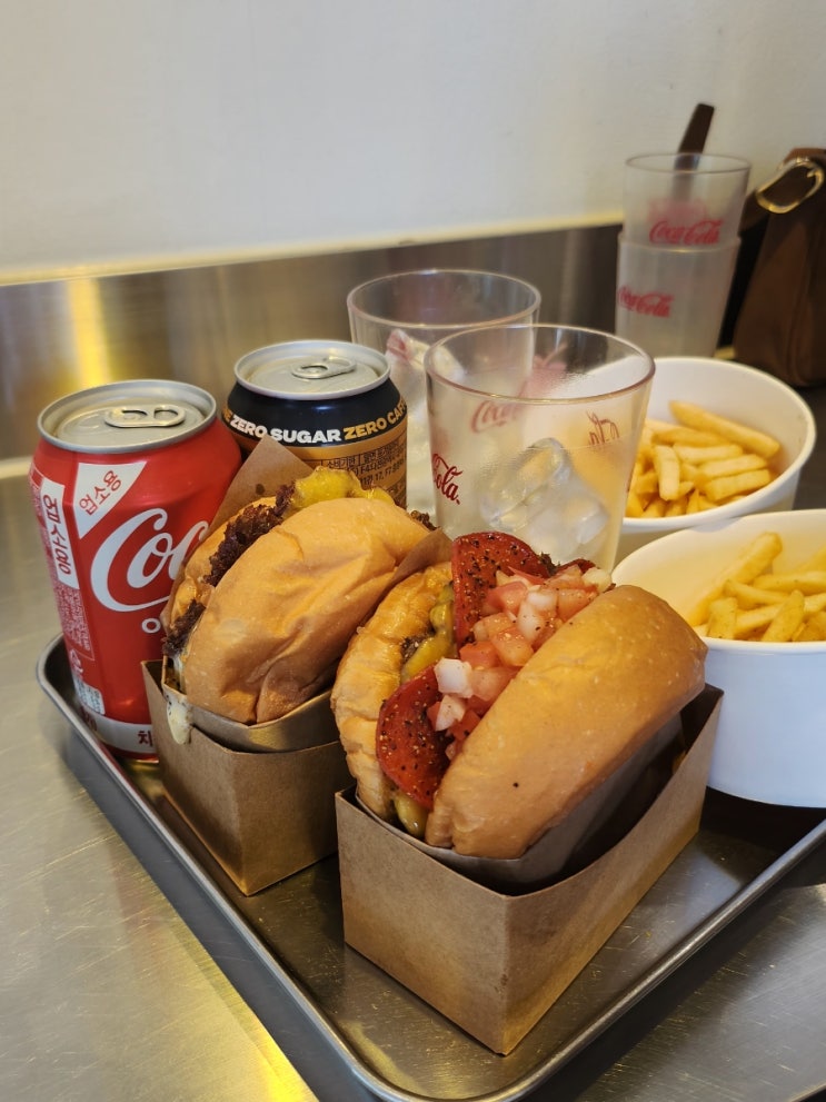  내방역 수제햄버거 맛집 '브리즈버거' 후기, 메뉴 및 주차