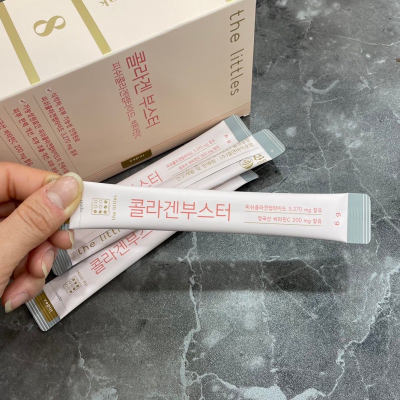 “더리틀스 콜라겐 부스터” 2주간 솔직 섭취 후기