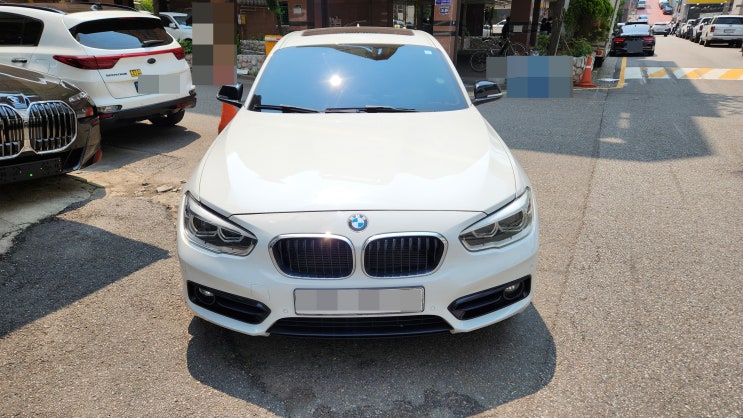  bmw 118d f20 순정 모니터 탈거 12.3 안드로이드 올인원 S-PLAY 장착