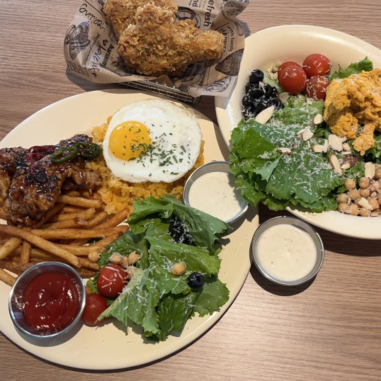  bhc 선릉역 치킨 맛집 맛초킹런치플레이트