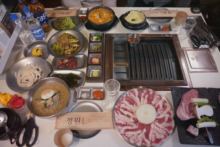  정원꽃삼겹 루원시티청라점, 인천 가정역 맛집에서 특별한 꽃삼겹살을 즐겼어요