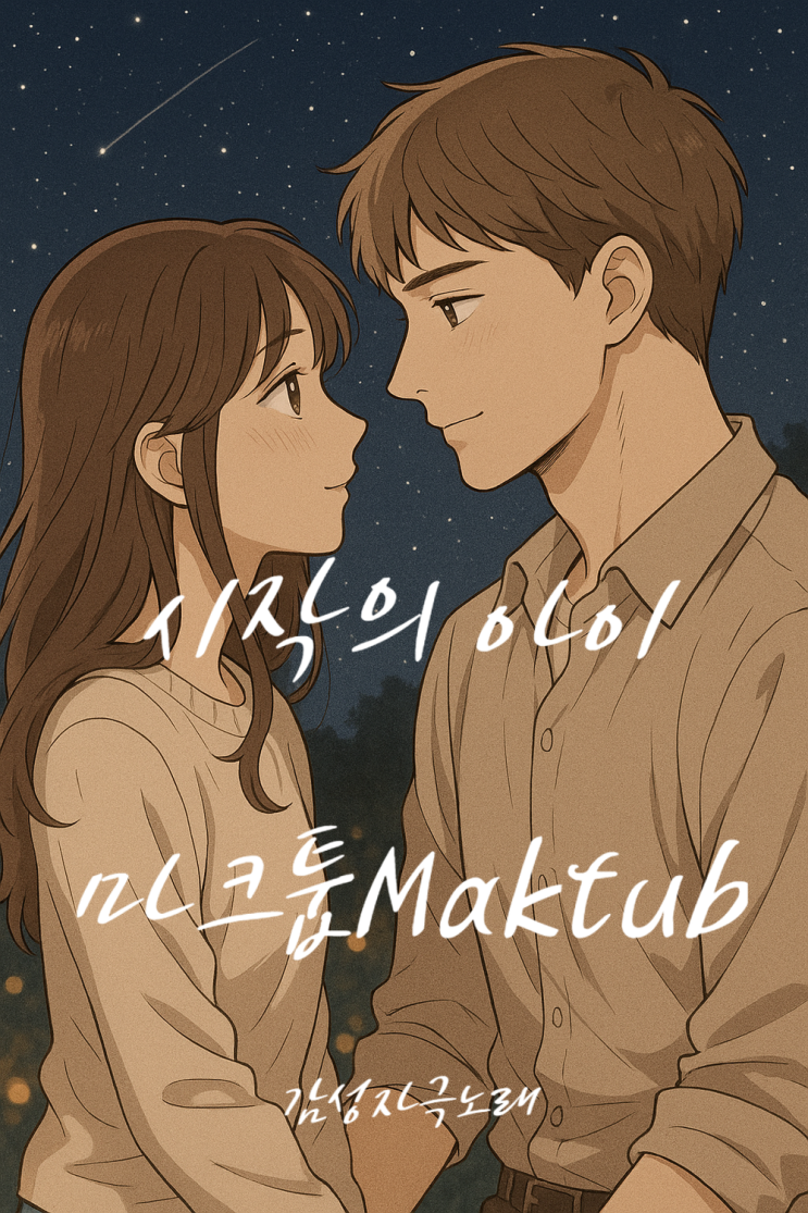  마크툽 시작의 아이 가사 해석 - 널 사랑하는 나의 마음이야