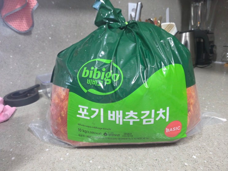  CJ더마켓 비비고 포기 배추김치 BASIC10KG 후기