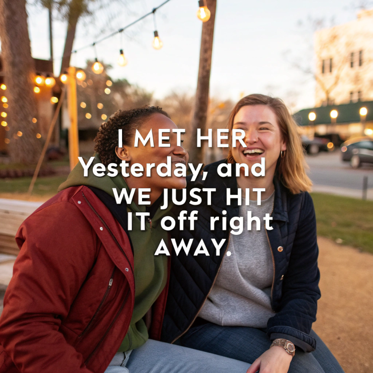  hit it off? 뜻, 예문  처음 만난 사람과 찰떡 케미를 말하는 영어 표현