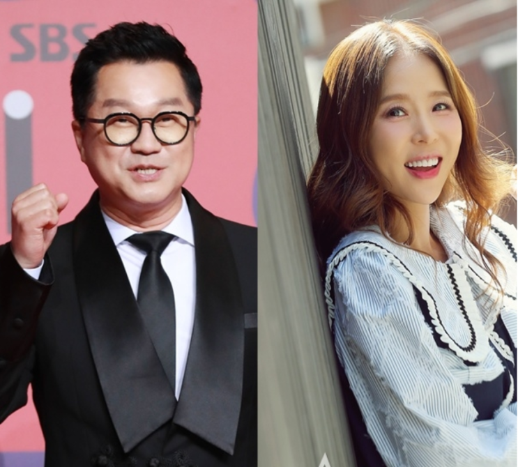 살림남 <b>지상렬</b><b>신지</b> 핑크빛 열애설! 전통 혼례복 뽀뽀 화제
