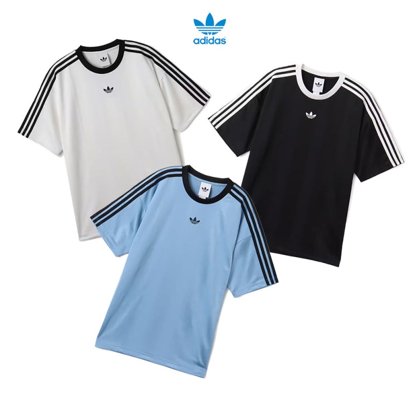 (M)아디다스 아디컬러 자카드 저지 반팔 티셔츠 adidas Adicolor Jacquard Jersey JW5877 JW5876 JW5879