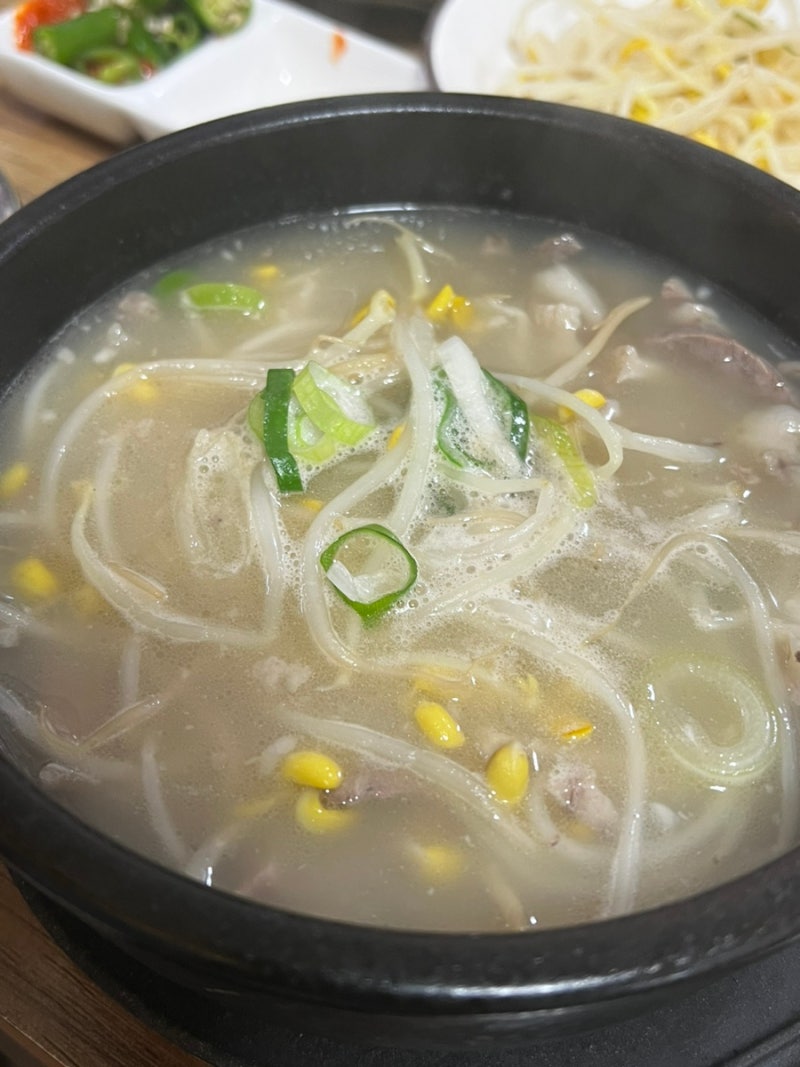 순천 맛집 웃장가마솥국밥 국물이 예술이에요
