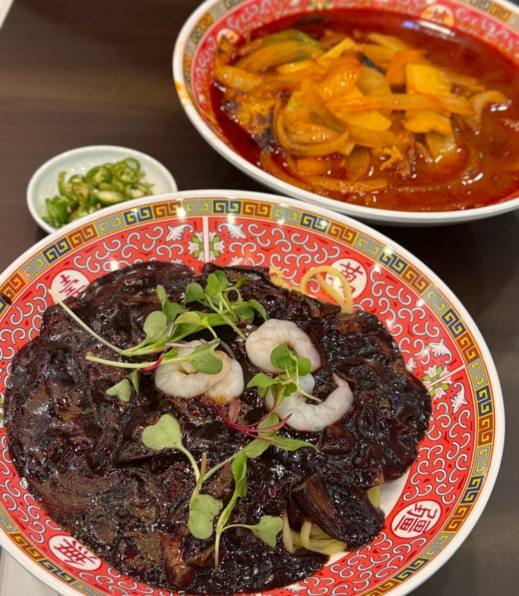  판교 현대백화점 맛집 신규오픈 유방녕 짜장면 & 짬뽕
