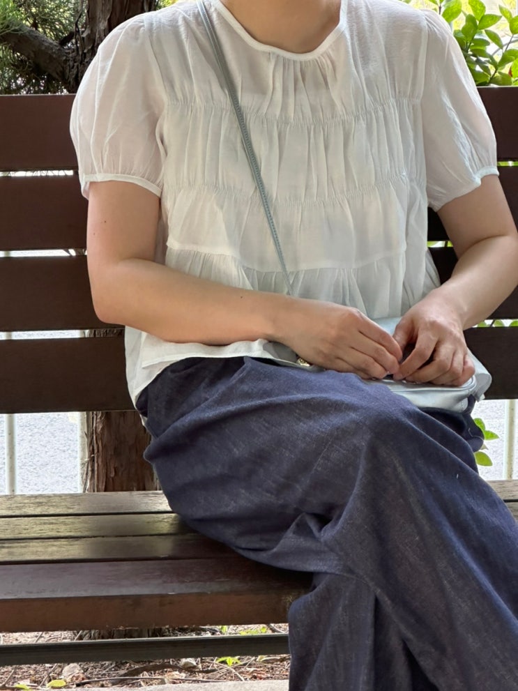  여름 하객룩 블라우스 러블리한 무드 : 1015마켓
