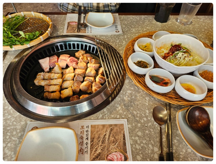  부천 중동 고기집 삼겹살 목살 맛집 남포리 내돈내산 후기
