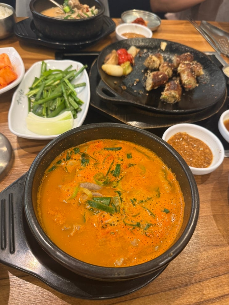  [순대실록 IFC몰점] 여의도 순대국 맛집 순대스테이크 점심 후기