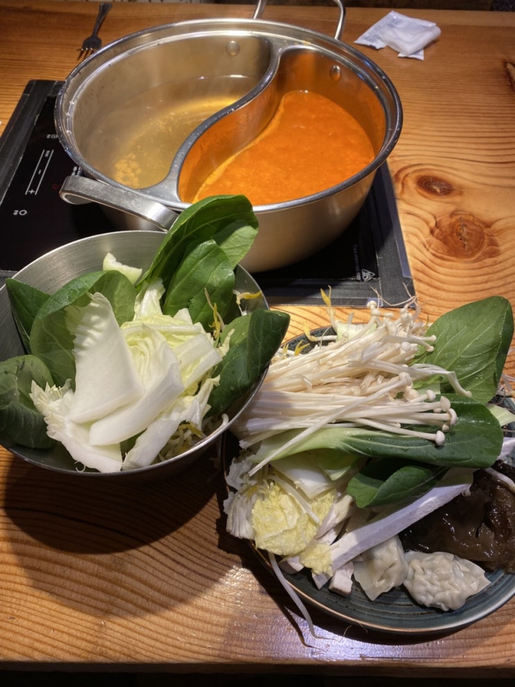  엄마랑 맛집탐방 군산샤브샤브 맛집으로 소문난 수송동 바르미샤브샤브칼국수 군산롯데마트맛집 가족식사