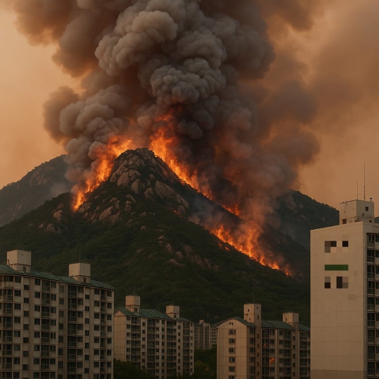 서울 노원구 <b>수락산</b> 스포츠센터 <b>화재</b> 발생! 산불 대피 요령과... 