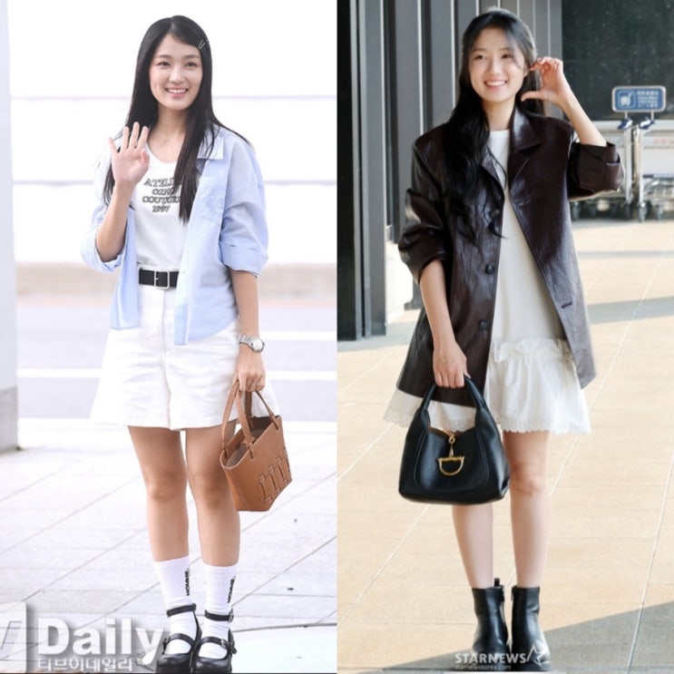  그시절 김혜윤은 잊어요.. 공항패션 변천사