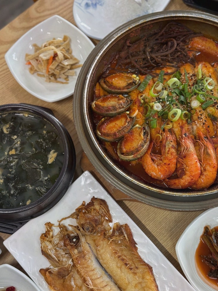  여행의 시작! 제주공항근처맛집 용두암해촌에서 편하게 식사해요