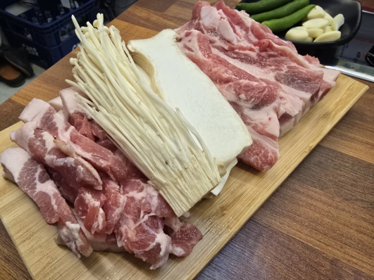 아산 탕정 흑돼지 맛집 모정담 모정화로 지중해마을 고깃집