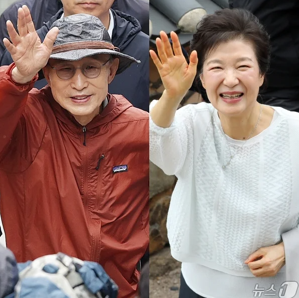 <b>김문수</b> 지원에 나선 이명박 박근혜 <b>대통령</b>선거