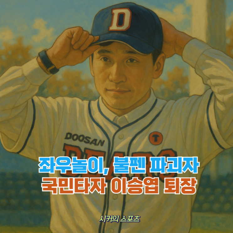 <b>이승엽 자진 사퇴</b> 두산 팬들의 숙원이 이루어진 날, 잔여... 