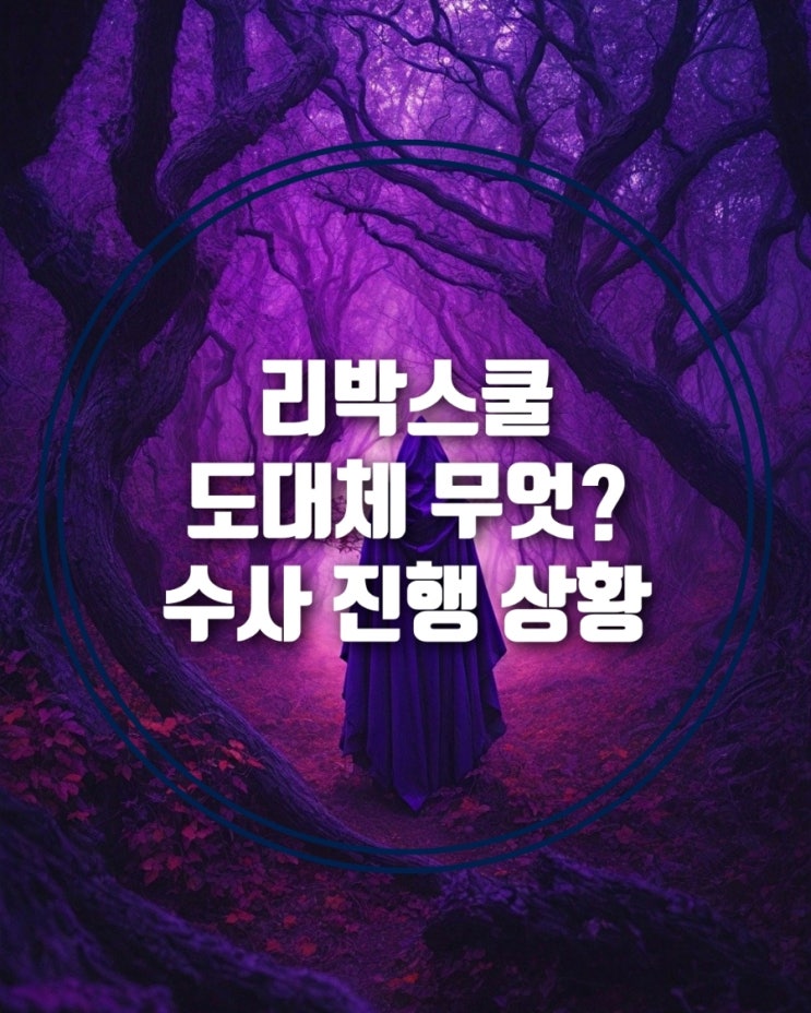 <b>리박스쿨</b> 뜻, 댓글조작? 늘봄학교와의 관계, 이재명 댓글부대... 