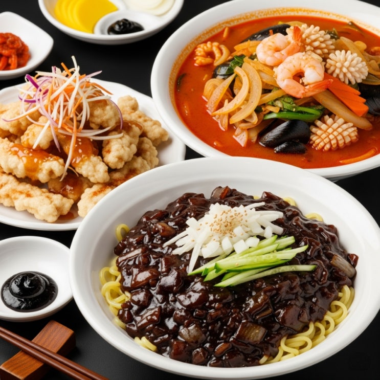  짜장면 짬뽕 탕수육