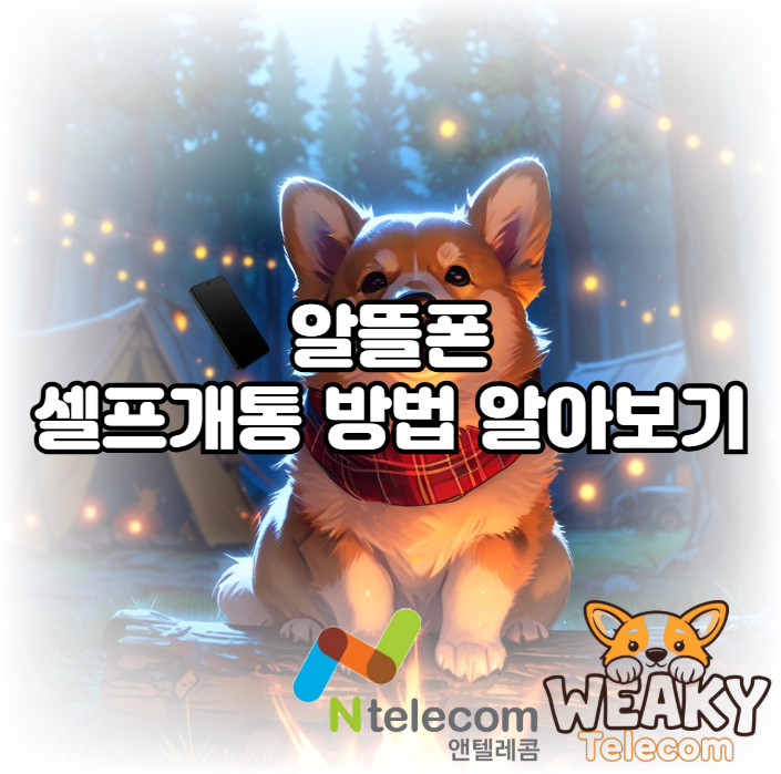  알뜰폰 셀프개통 방법만 알면 정말 간단하게 진행할 수 있습니다!