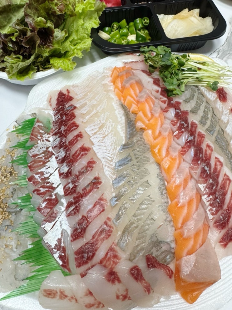  안산 대부도 횟집 회포장전문 뚱띵이는넉넉회