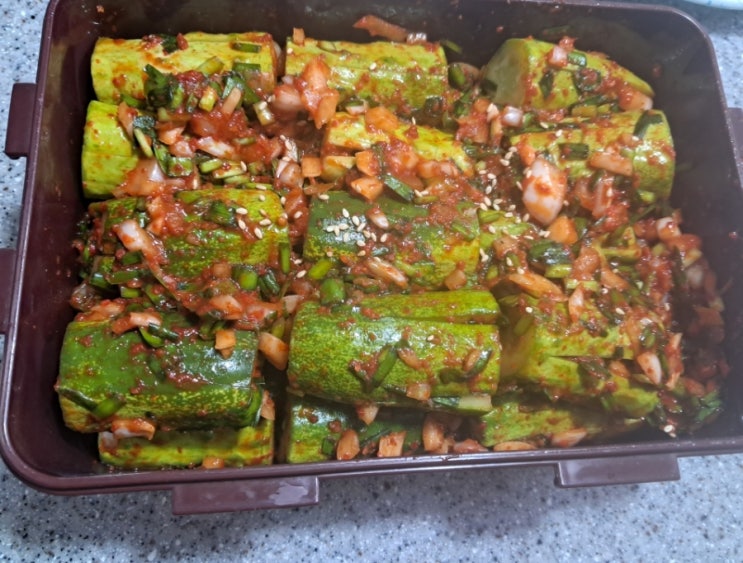 아삭한 오이소박이 만들기 아삭한 오이소박이 만들기