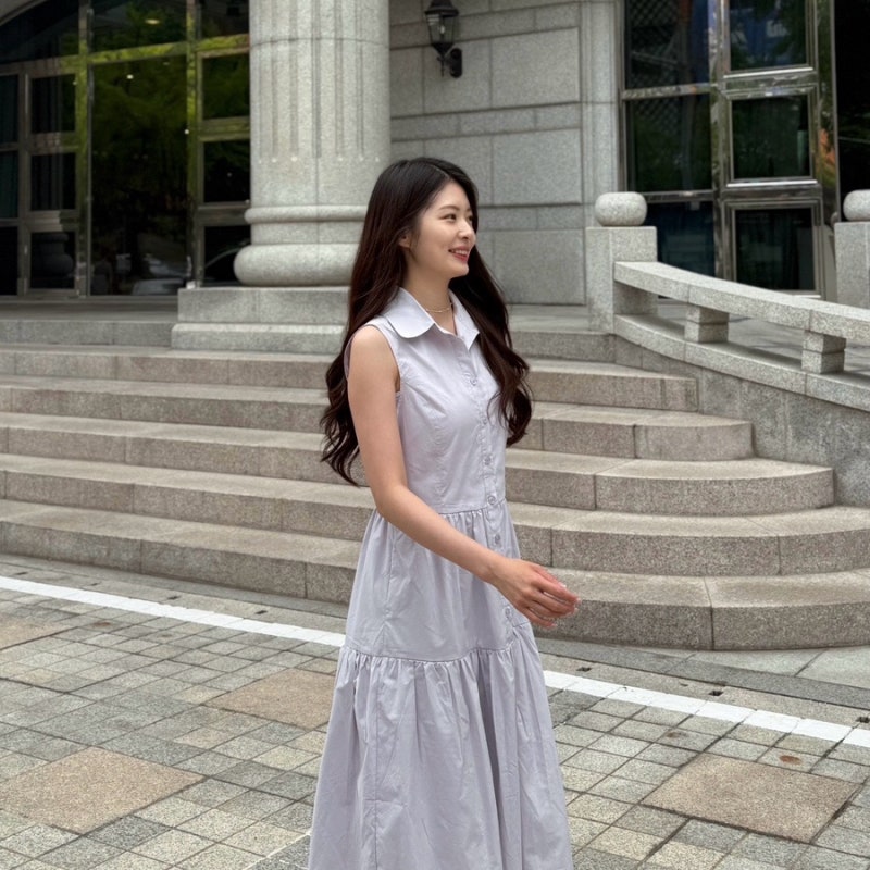 여름 휴양지 원피스 마리끌레르 나시원피스로 6월 바캉스룩 코디