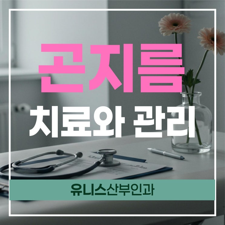 성수역곤지름 치료 후 관리와 재발 예방까지