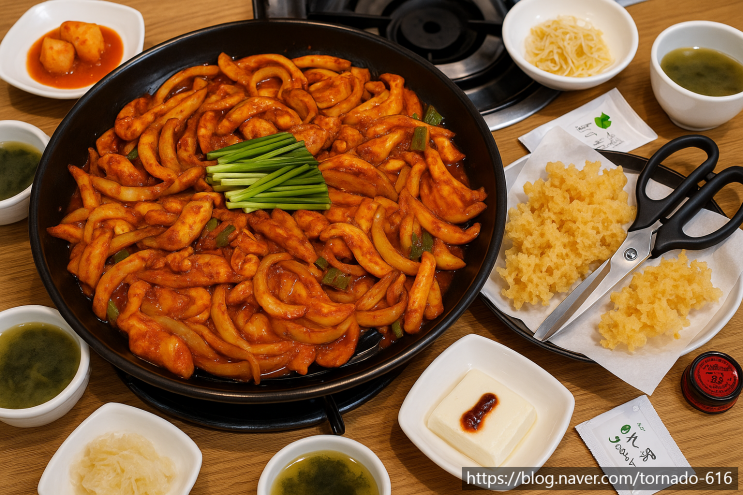  신대방삼거리역 맛집  갑오징어 명란불고기와 백김치 포장까지! 네모오징어 솔직후기