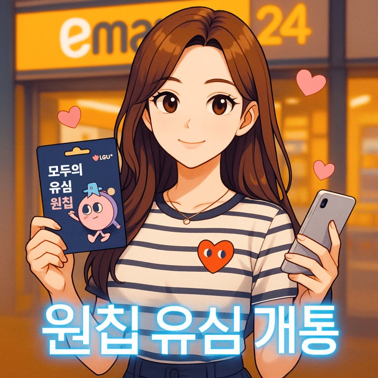  LG 원칩 유심 선불폰 즉시 개통해 봐요