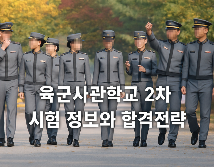 육군사관학교 2차시험 시험정보와 합격을 위한 전략 육군사관학교 2차시험 시험정보와 합격을 위한 전략