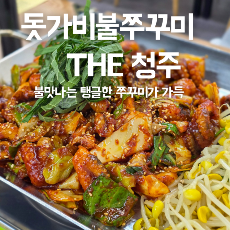  청주 주중동 맛집  쭈꾸미 먹고 싶다면 돗가비불쭈꾸미THE청주 추천