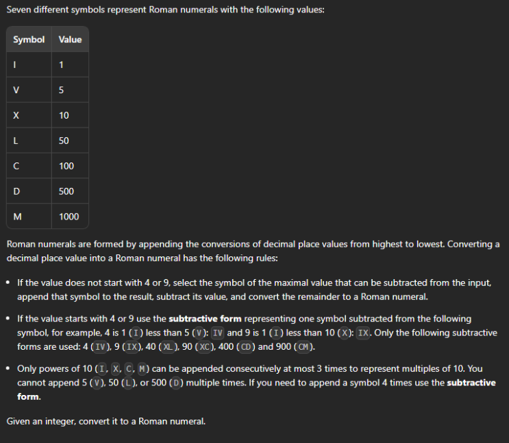  JAVA_LeetCode 12_Integer to Roman