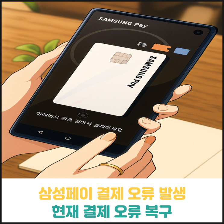 삼성페이 결제 오류 발생, 현재 오류 복구 삼성페이 결제 오류 발생, 현재 오류 복구
